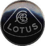 Black and gold badge