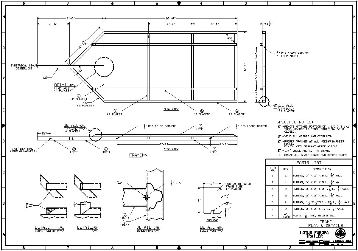 Boat plans aluminum plate Guide | sht