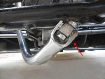 Roll pin is in front of this u-joint