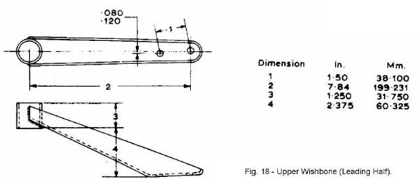 Upper Wishbone Leading Half